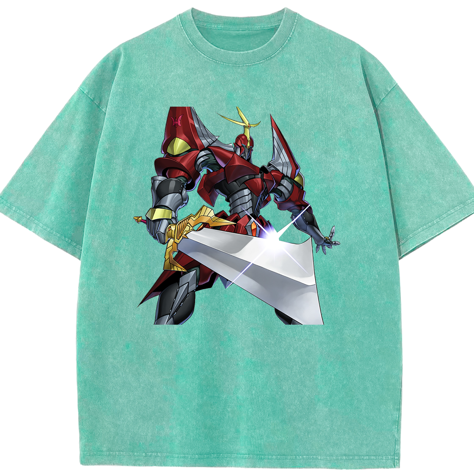 （画像用） 遊☆戯☆王 Yu-Gi-Oh! 綿100% ヴィンテージ風 半袖Tシャツ（フロントプリント）